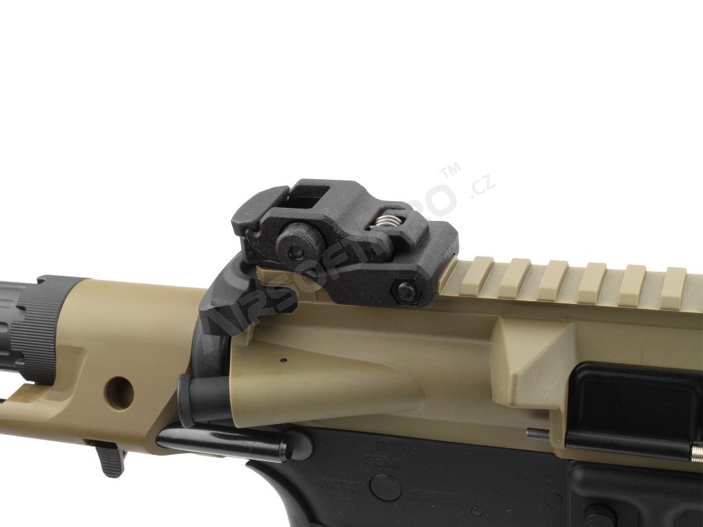 Fusil d'airsoft M4 Silencer PDW (LT-19 Gen.2) - TAN/Noir [Lancer Tactical]
