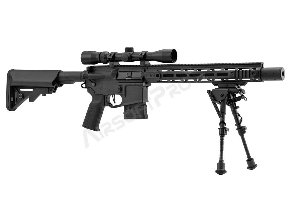 Airsoft rifle LT-32 DMR (Gen.2) + scope + bipod + 2x mag - black [Lancer Tactical]