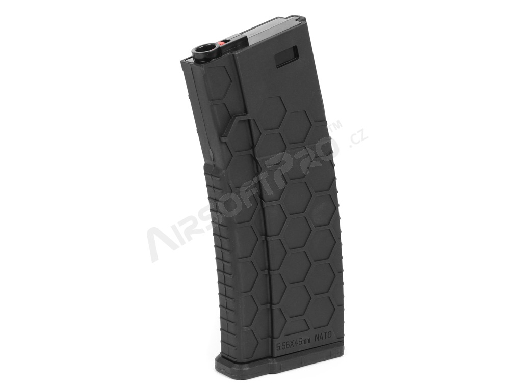 Mid-Cap 120 rds polymer magazine Hexmag for M4 AEG - Black [Lancer Tactical]