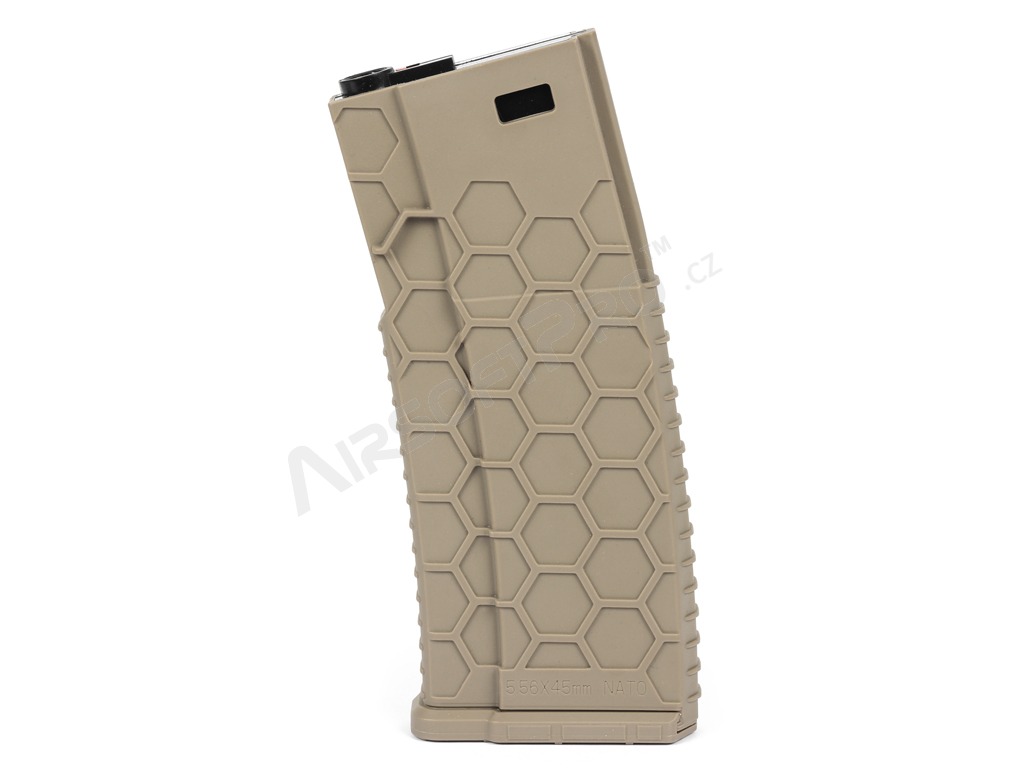Mid-Cap 120 rds polymer magazine Hexmag for M4 AEG - Dark Earth [Lancer Tactical]