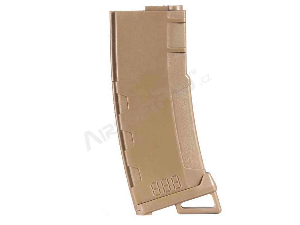 Polymer mid-cap magazine Speed M4 for 130rds - TAN [Lancer Tactical]