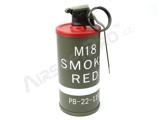 Imitace červené dýmovnice M18 - schránka na kuličky [A.C.M.]