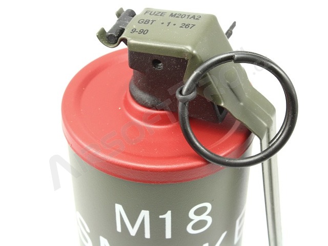 Grenade fumigène Dummy M18 - conteneur BB, rouge [A.C.M.]