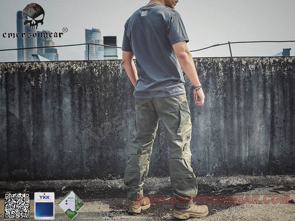E4 Tactical Pants - Ranger Green, size L (34) [EmersonGear]
