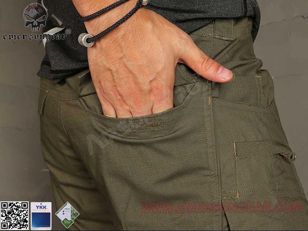 Pantalon tactique E4 - Ranger Green, taille M (32) [EmersonGear]