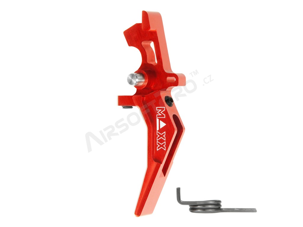 CNC aluminium Advanced Speed Trigger (Style B) pour M4 - rouge [MAXX Model]