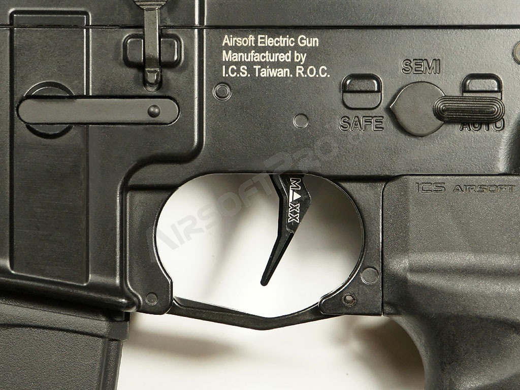 CNC Aluminum Advanced Trigger (Style B) for M4 - black [MAXX Model]