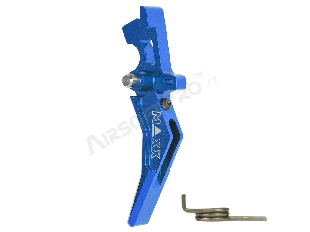 CNC Aluminum Advanced Trigger (Style B) for M4 - blue [MAXX Model]