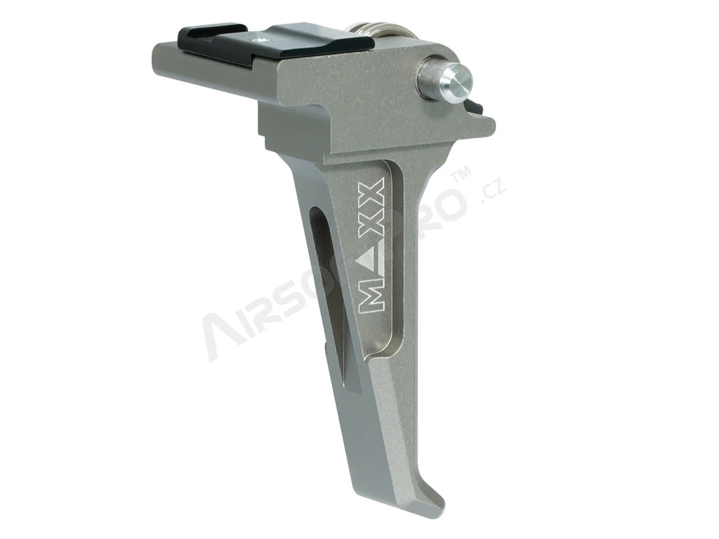 CNC Aluminum Advanced Speed Trigger (Style E) for EVO-3 - titan [MAXX Model]