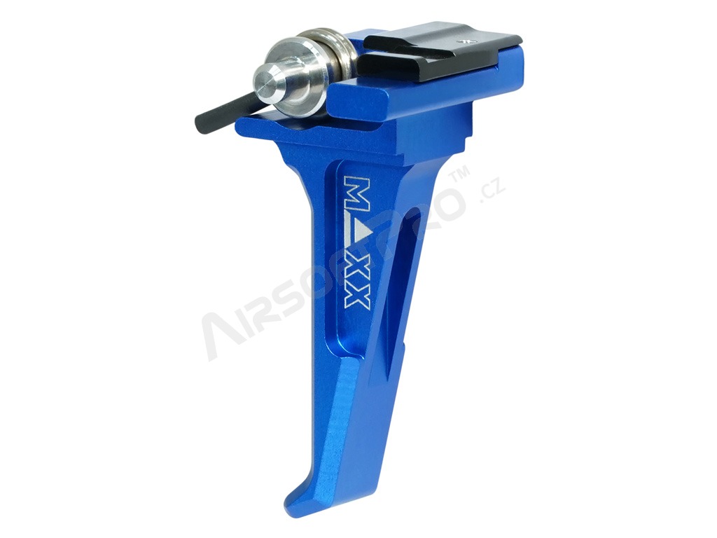 CNC Aluminum Advanced Speed Trigger (Style E) for EVO-3 - blue [MAXX Model]