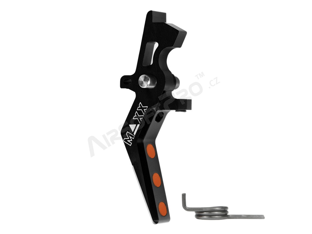 CNC Aluminum Advanced Speed Trigger (Style A) for M4 - black [MAXX Model]