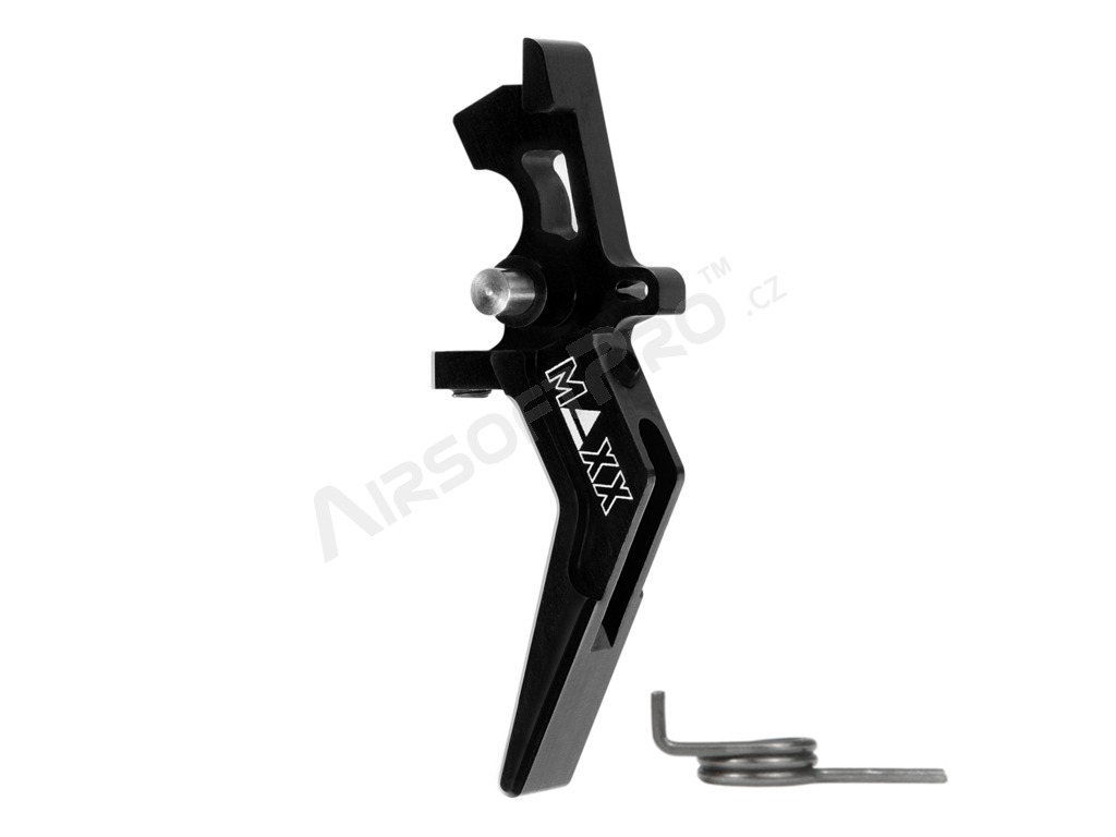 CNC Aluminum Advanced Speed Trigger (Style A) for M4 - black [MAXX Model]