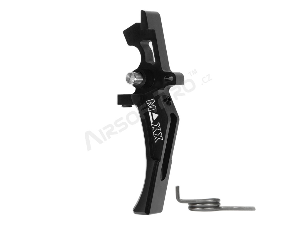CNC Aluminum Advanced Speed Trigger (Style D) for M4 - black [MAXX Model]