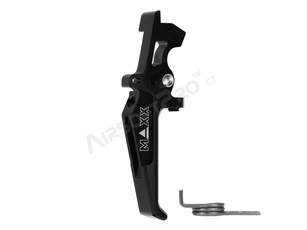 CNC Aluminum Advanced Speed Trigger (Style E) for M4 - black [MAXX Model]