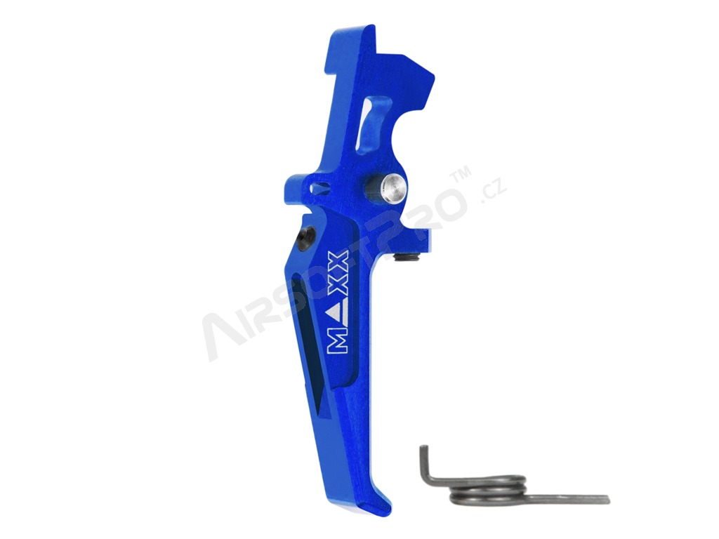 CNC Aluminum Advanced Speed Trigger (Style E) for M4 - blue [MAXX Model]