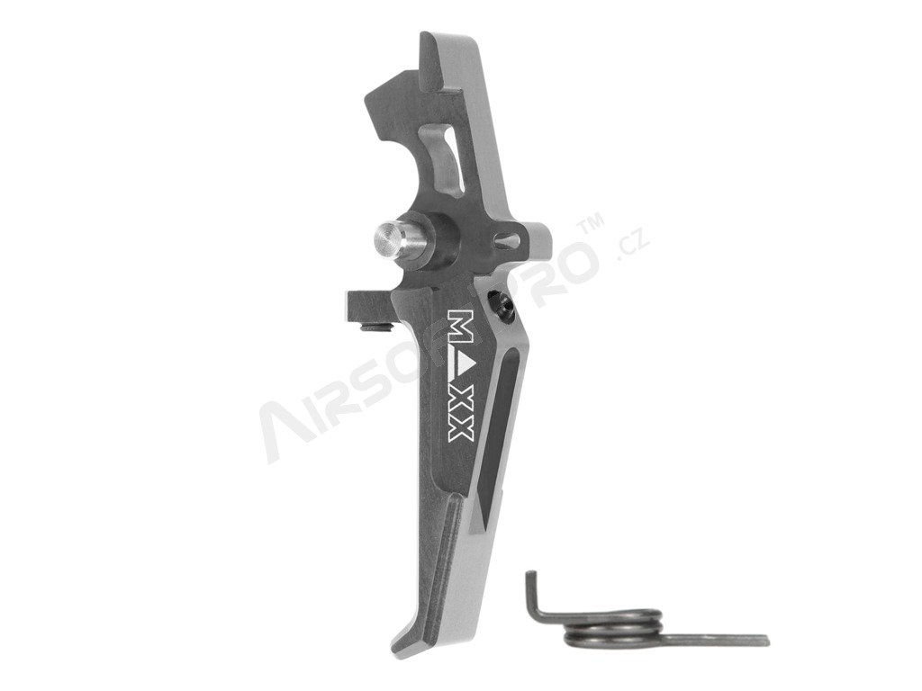 CNC Aluminum Advanced Speed Trigger (Style E) for M4 - titan [MAXX Model]