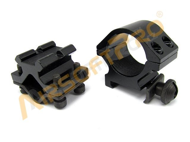 Barrel RIS mount with low 25mm mount ring [A.C.M.]