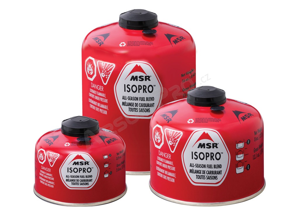 Gas canister ISOPRO 110g for canister stove [MSR]
