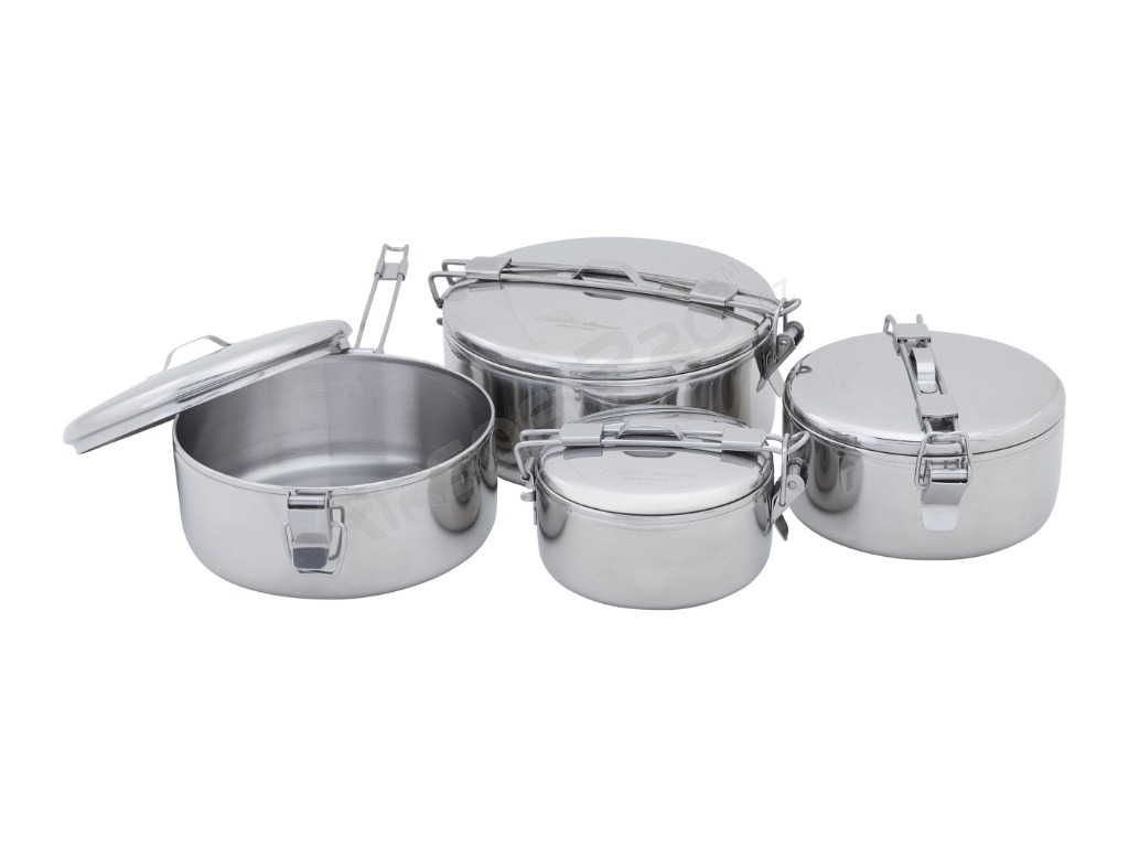 Stainless steel pot with lid STOWAWAY 0.475l [MSR]