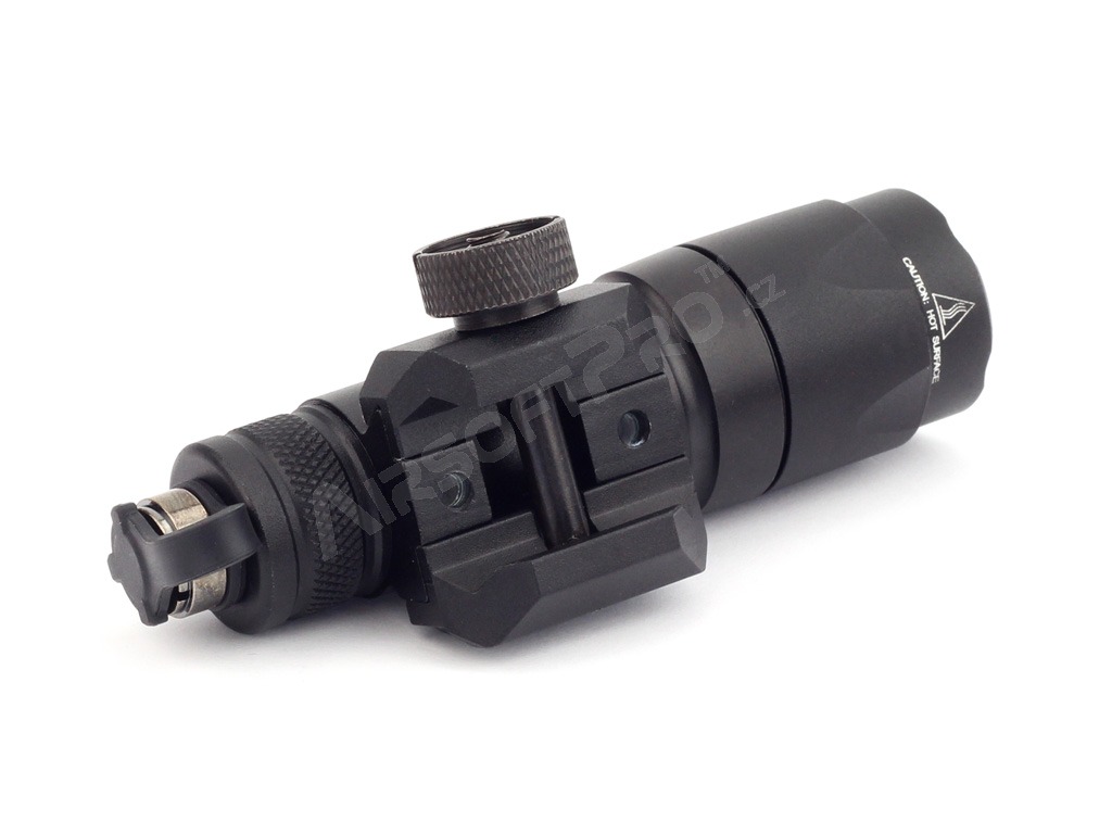M300A Mini Scout LED lampe de poche tactique avec le montage RIS - noir [Night Evolution]
