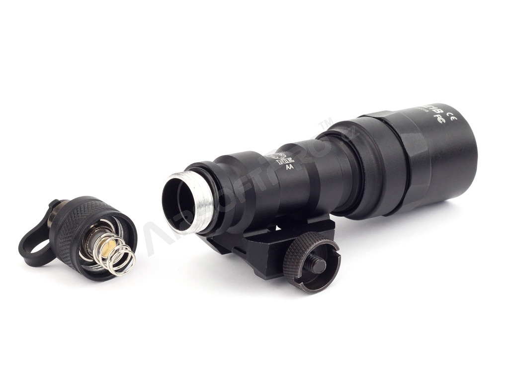 Taktická svítilna M300AA Mini Scout LED s RIS montáží na zbraň - černá [Night Evolution]