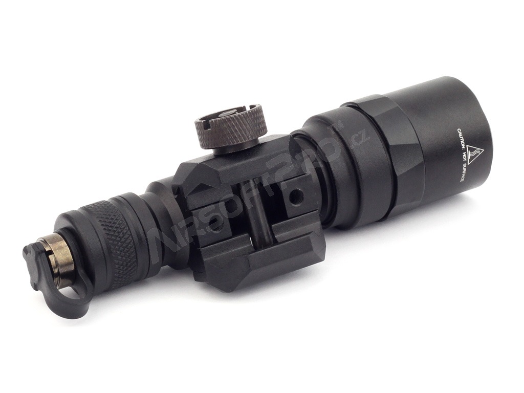 Taktická svítilna M300AA Mini Scout LED s RIS montáží na zbraň - černá [Night Evolution]