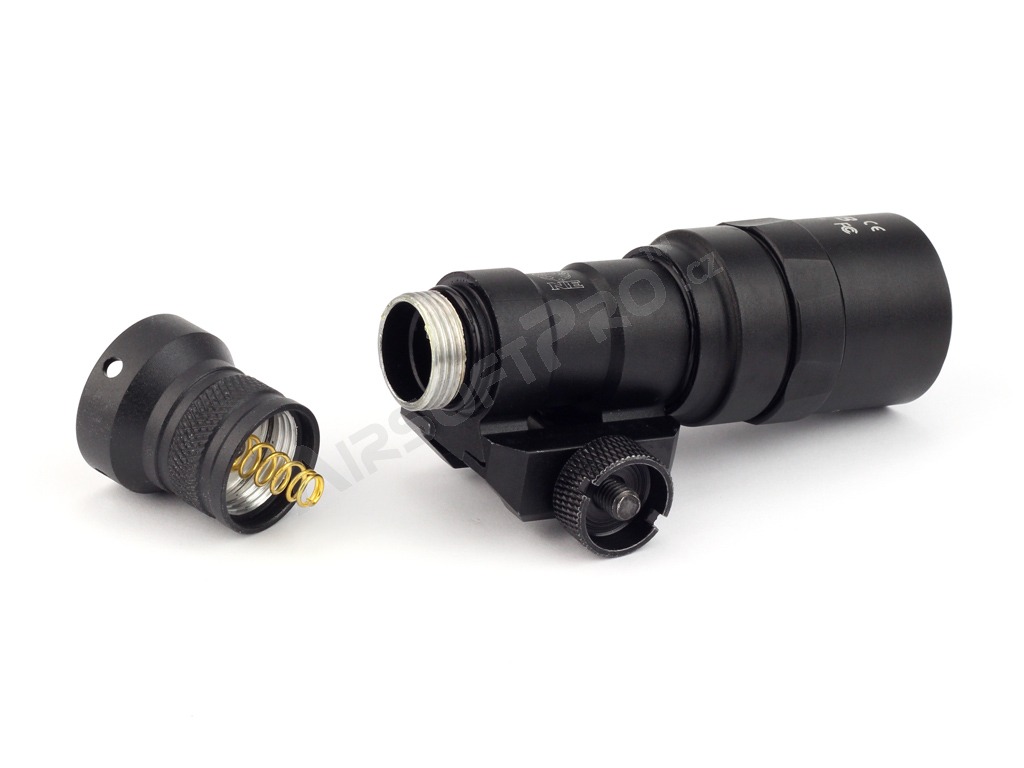 M300B Mini Scout LED lampe de poche tactique avec le montage RIS - noir [Night Evolution]