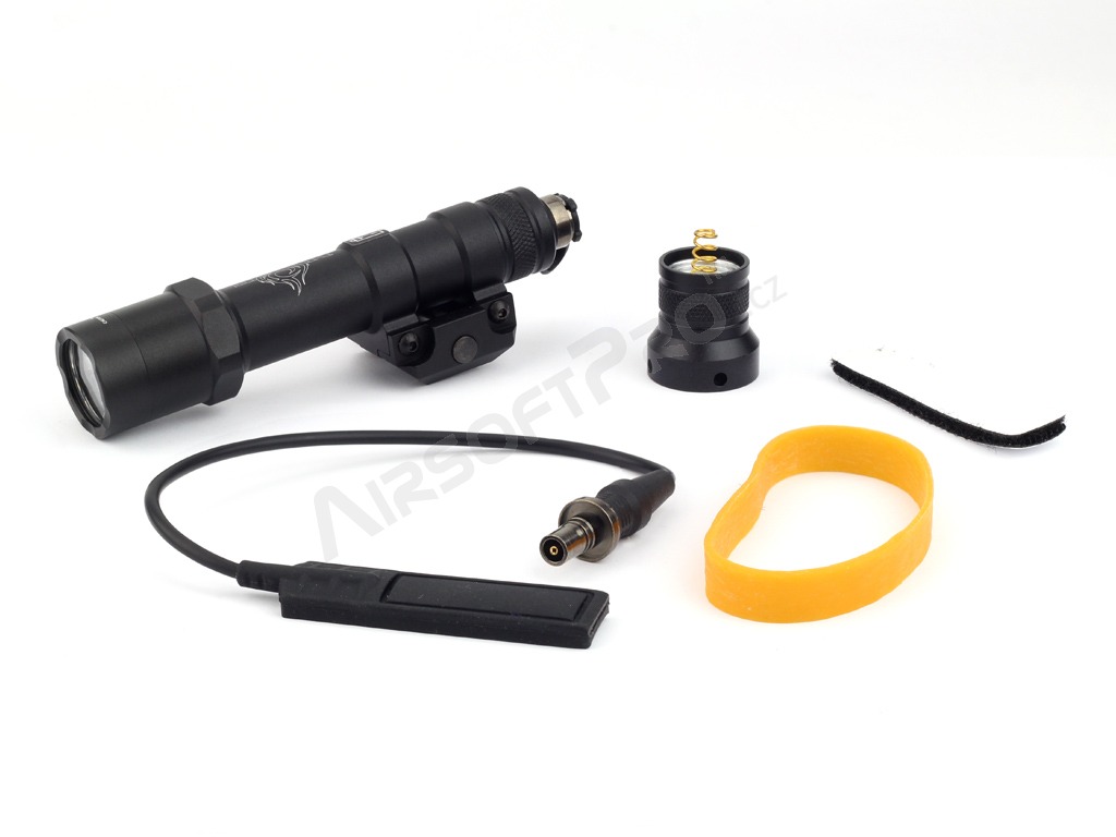 Taktická svítilna M600B Mini Scout LED s RIS montáží na zbraň - černá [Night Evolution]