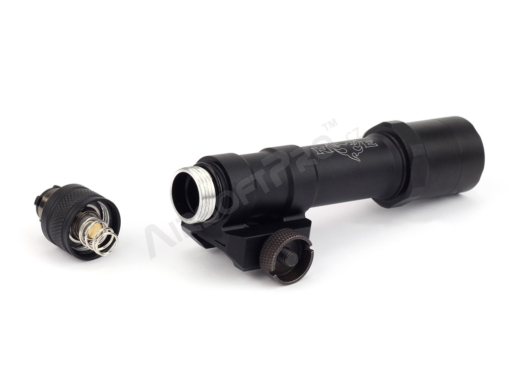 M600B Mini Scout LED tactical flashlight with the RIS mount - black [Night Evolution]