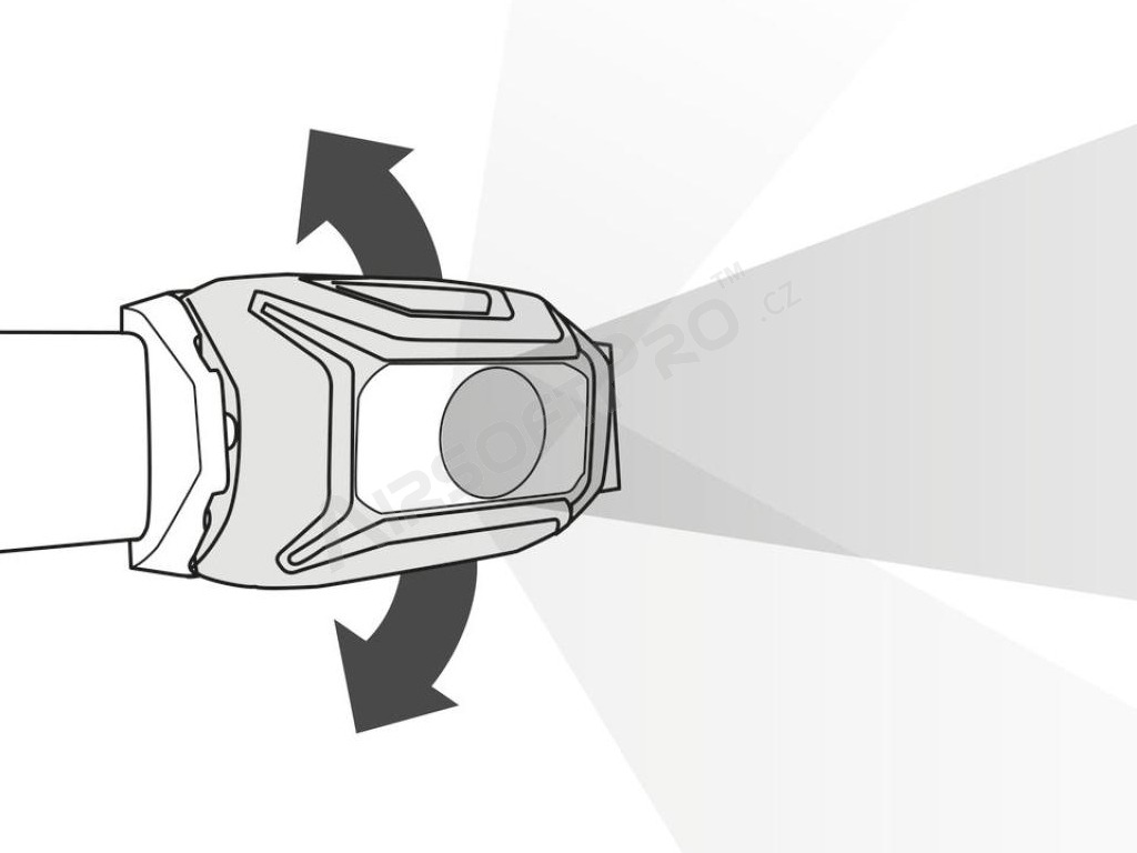 Headlamp TIKKINA 2022 Hybrid Concept, 300 lm, AAA batteries - Grey [Petzl]