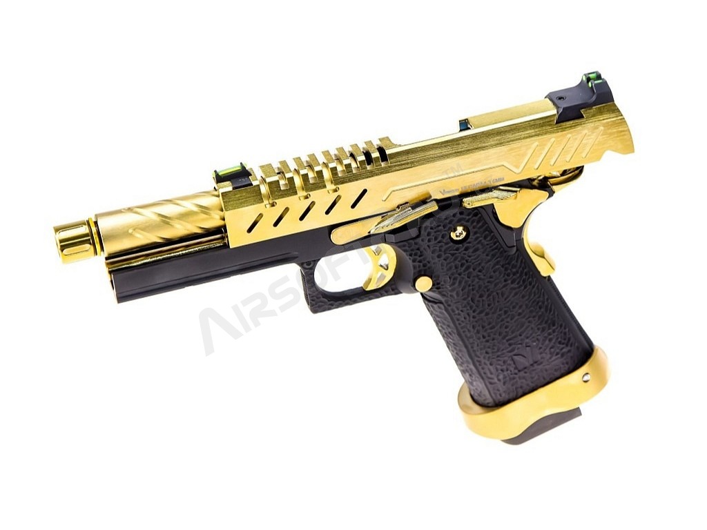 Airsoftová pistole Hi-Capa 4.3, GBB - zlatá [Vorsk]