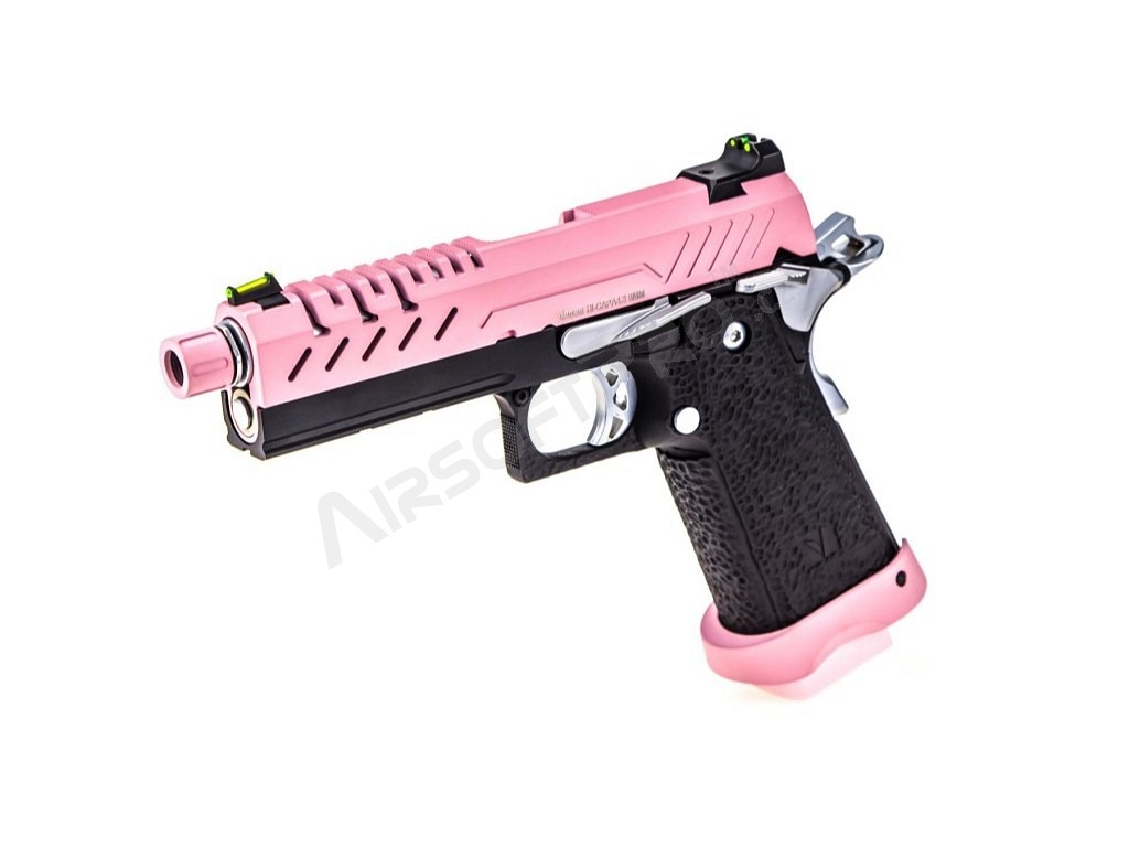 Airsoftová pistole Hi-Capa 4.3, GBB - růžová [Vorsk]