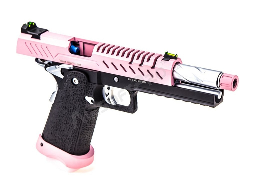 Airsoftová pistole Hi-Capa 5.1, GBB - růžová [Vorsk]