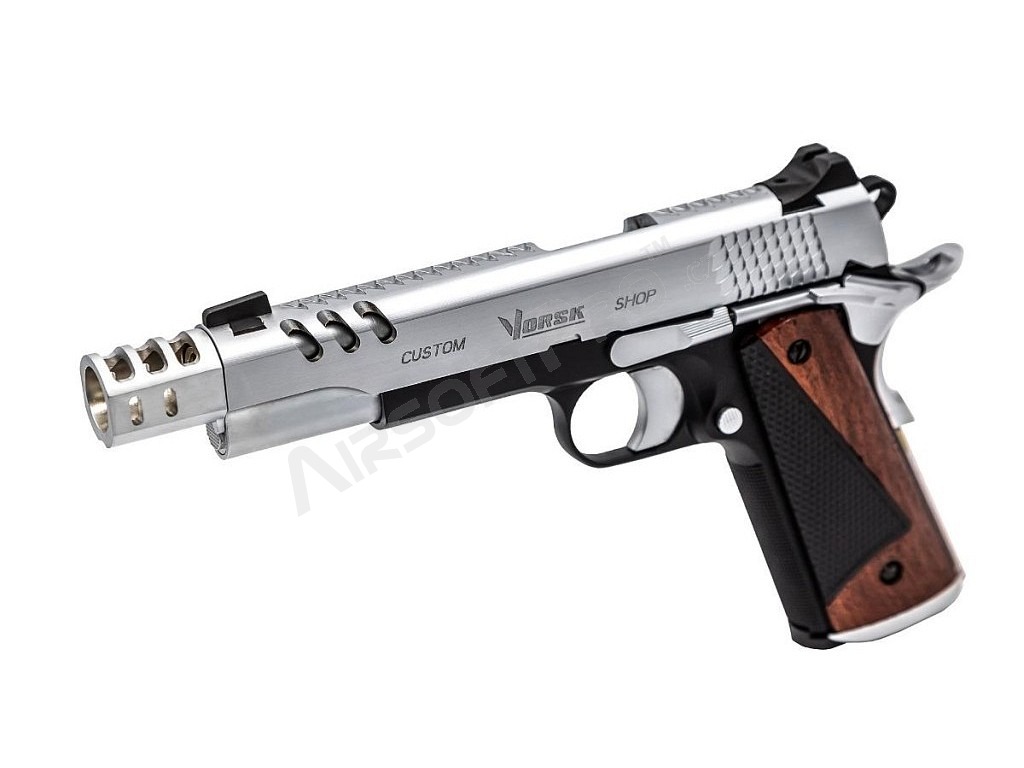 Pistolet Airsoft GBB CS Defender Pro MEU, Silver [Vorsk]