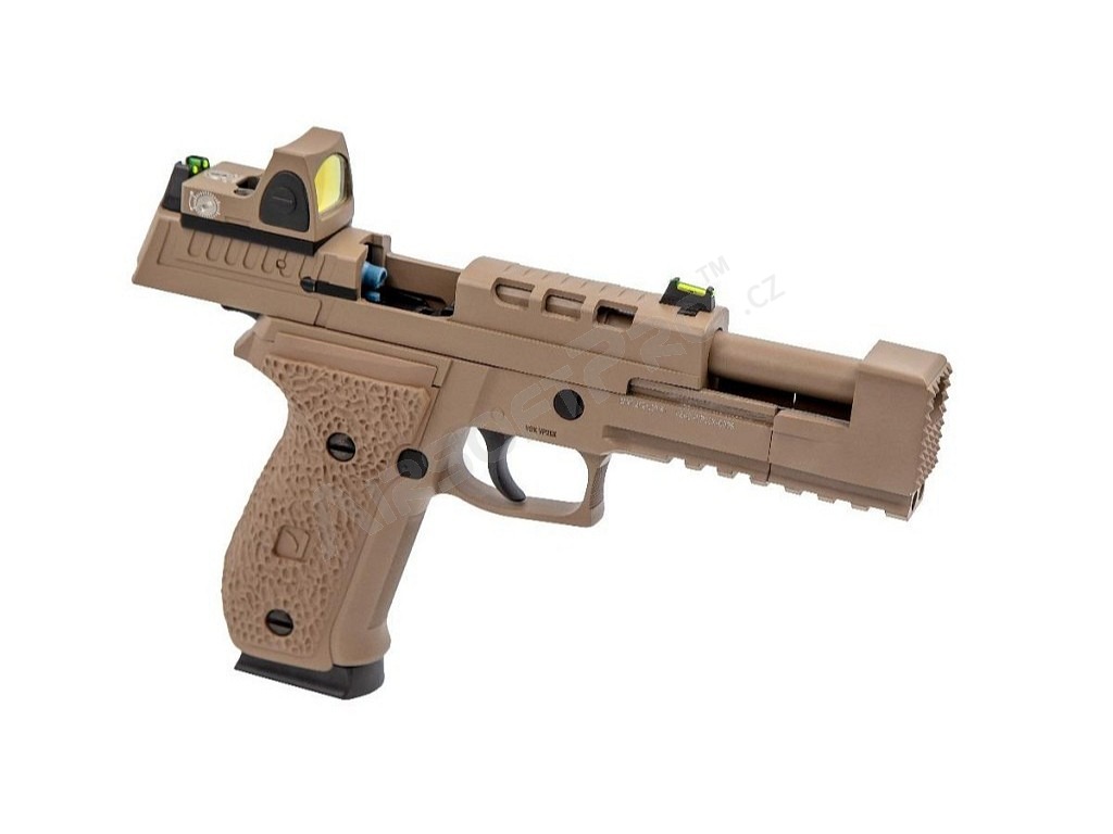 Airsoft GBB pistol VP26X + Red Dot, TAN [Vorsk]