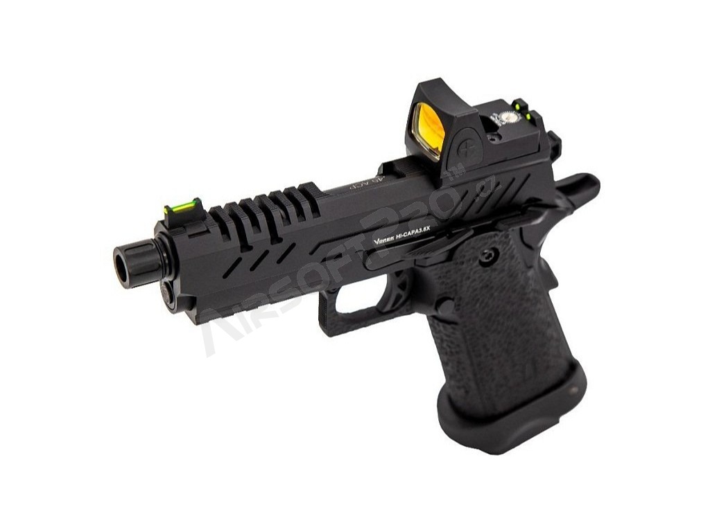 Pistolet Airsoft GBB Hi-Capa 3.8 PRO Red Dot, noir [Vorsk]