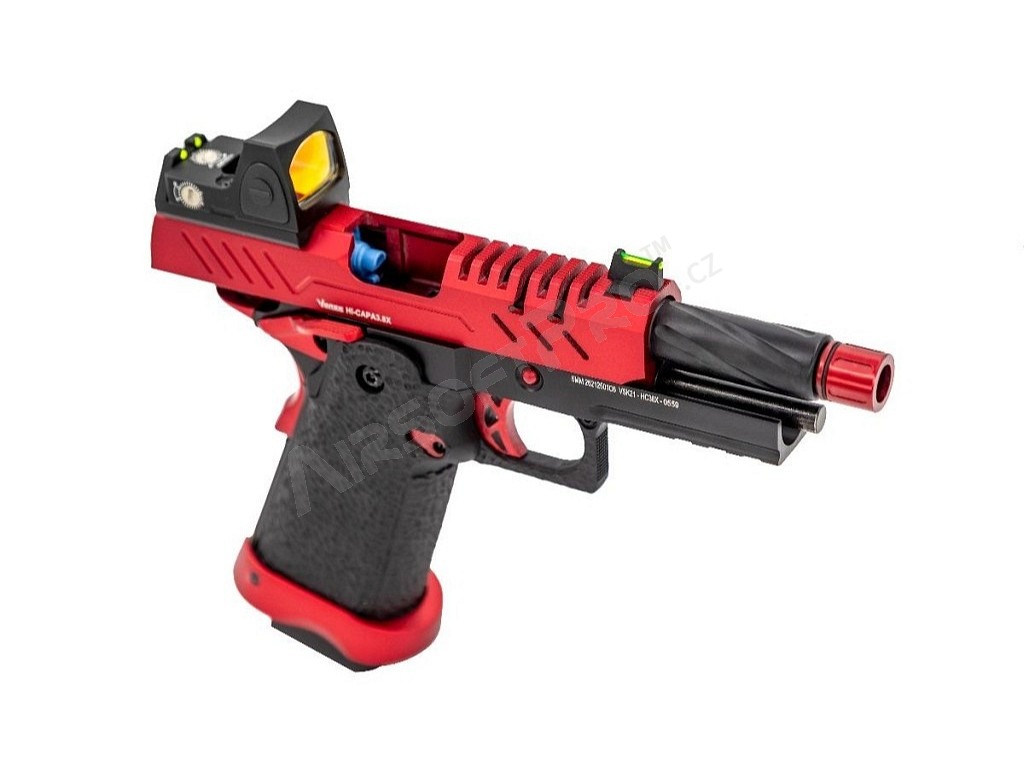 Pistolet Airsoft GBB Hi-Capa 3.8 PRO Red Dot, noir-rouge [Vorsk]