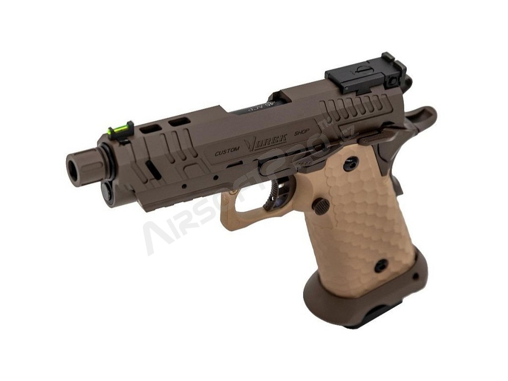 Pistolet Airsoft GBB Hi-Capa Vengeance Compact, black-TAN [Vorsk]