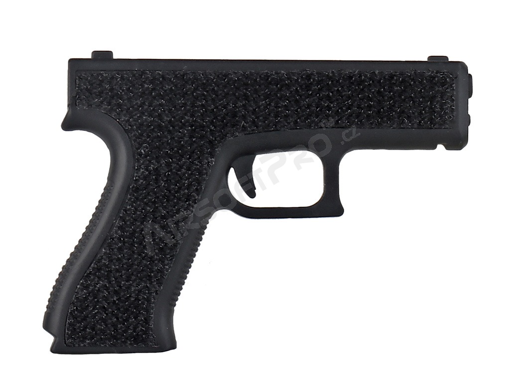 PVC 3D patch in the shape of a G pistol - black [Imperator Tactical]