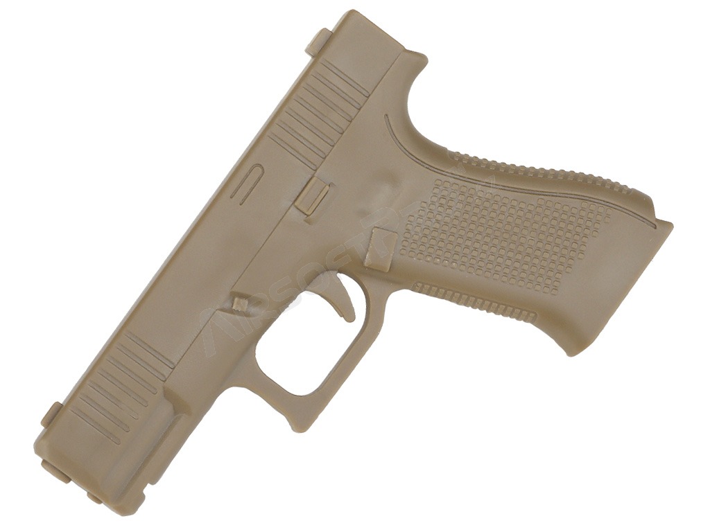 PVC 3D nášivka ve tvaru pistole typu G - TAN [Imperator Tactical]