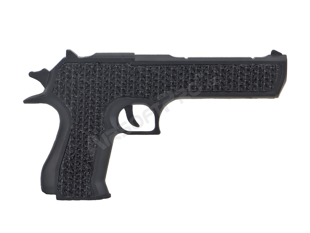 PVC 3D nášivka ve tvaru pistole Desert Eagle - černá [Imperator Tactical]