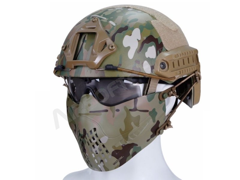 Protection du visage Masque de pilote tactique - Multicam [Big Dragon]