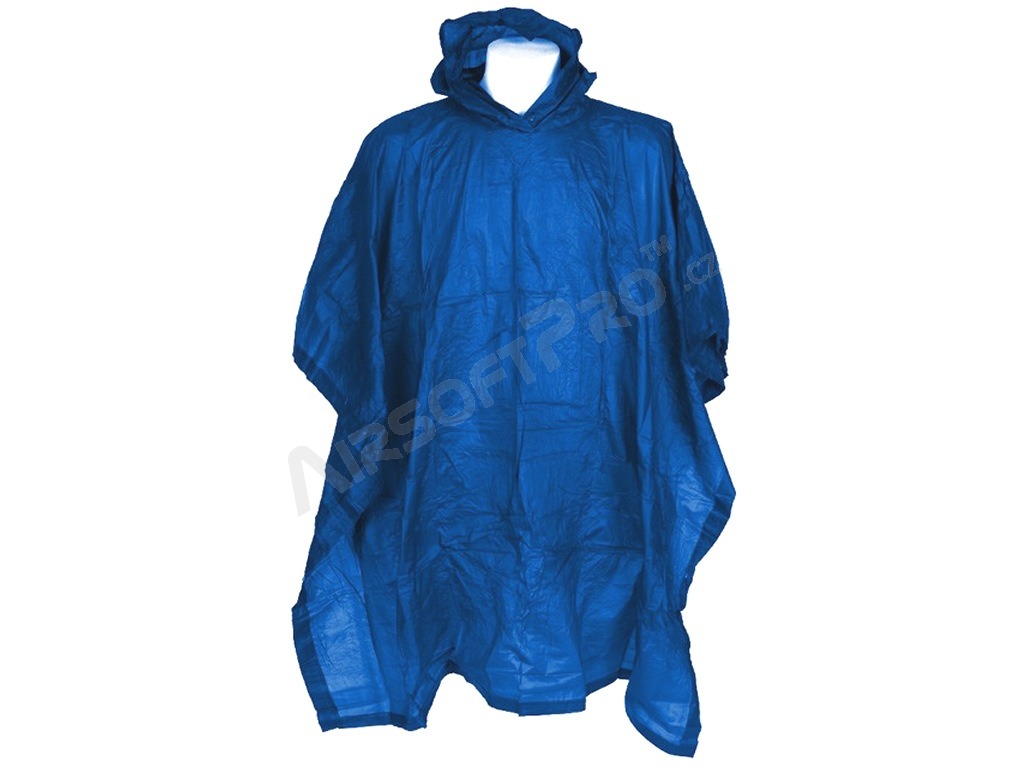 Lehká pončo pláštěnka - Modrá [Fostex Garments]