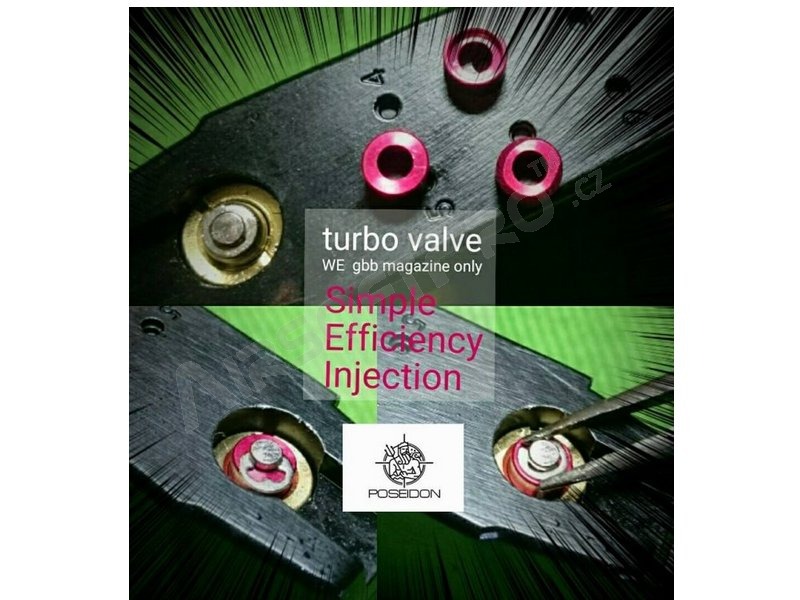 TURBO VALVE, GBB magazine output valve shim for WE GBB - 3pcs [Poseidon]