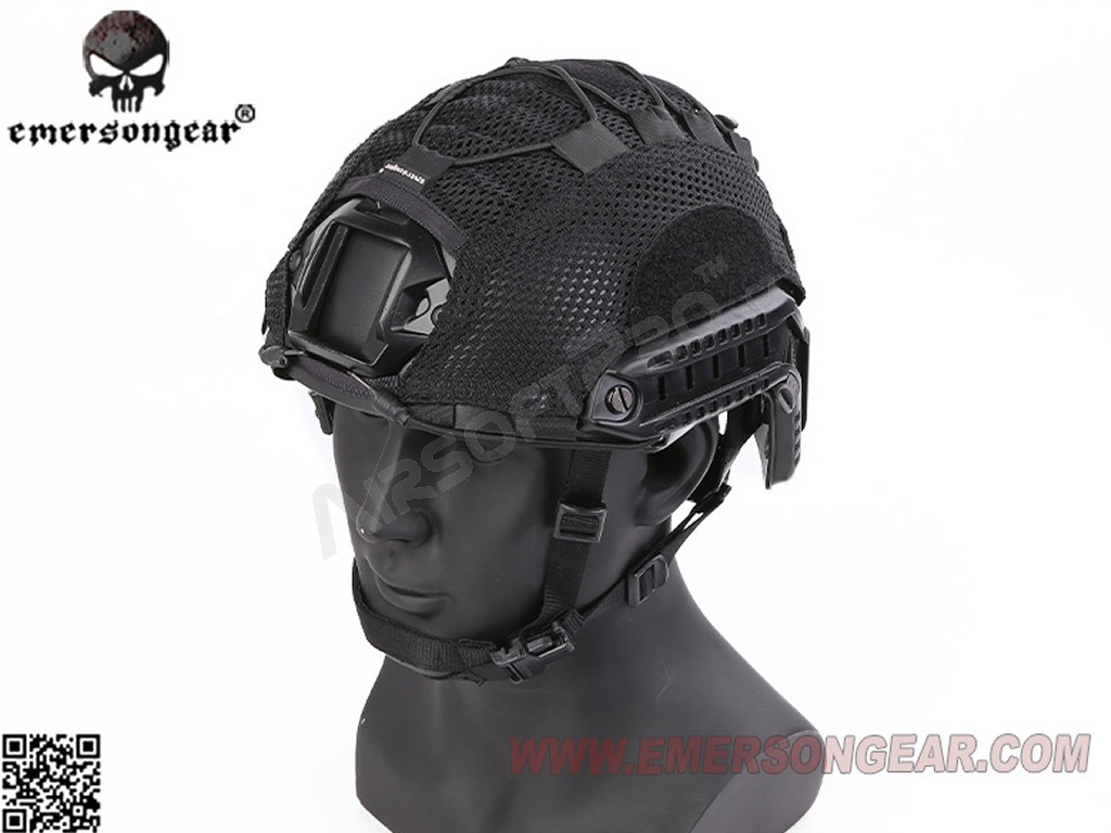 Hybridní potah na helmu FAST AG styl OPS-CORE - černá [EmersonGear]