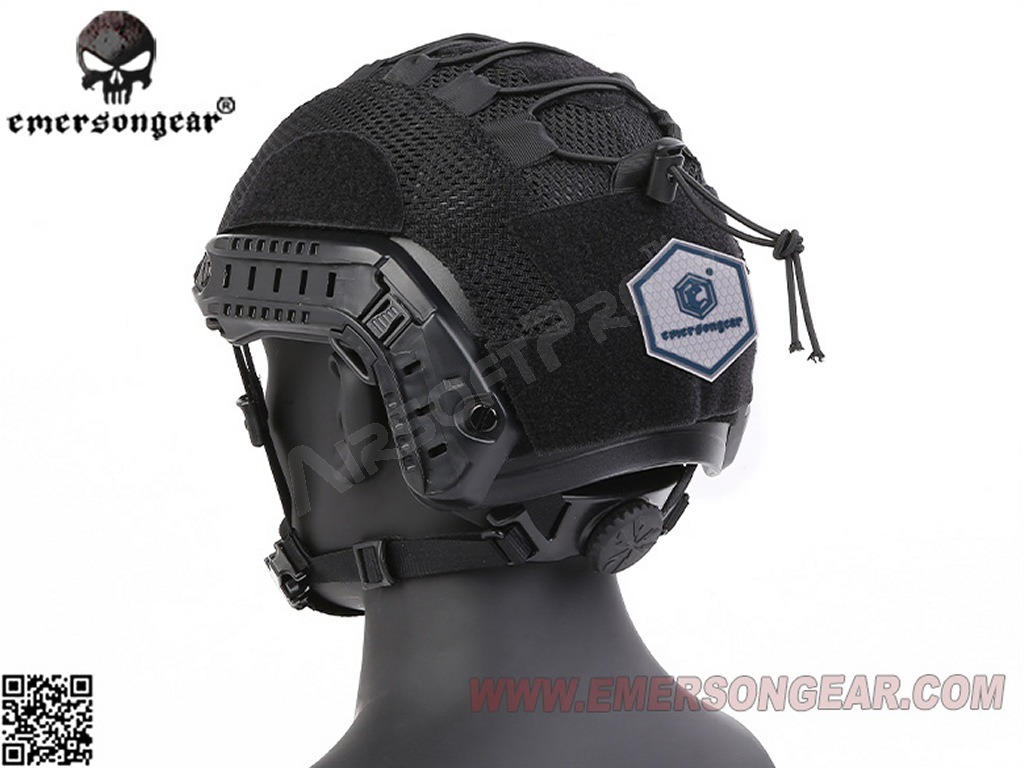 Hybrid AG style OPS-CORE FAST Helmet Cover - Black [EmersonGear]