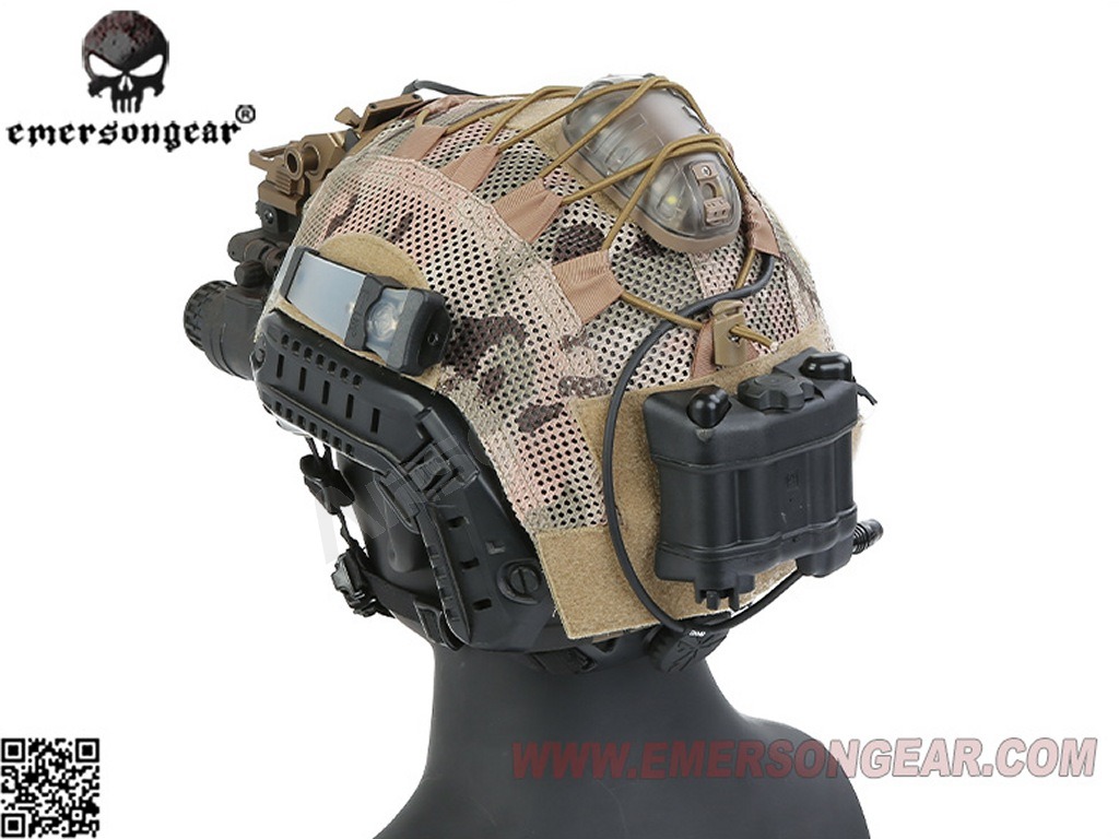 Hybrid AG style OPS-CORE FAST Helmet Cover - Multicam [EmersonGear]