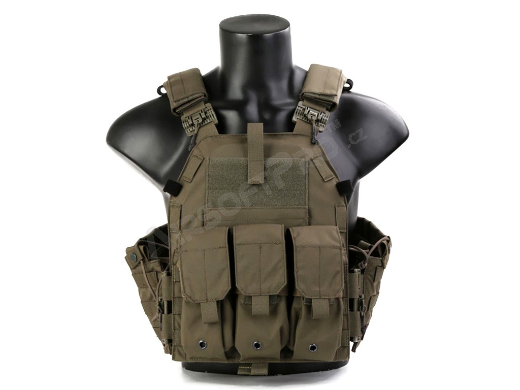 Quick Release 094K Plate Carrier Tactical Vest - Ranger Green [EmersonGear]