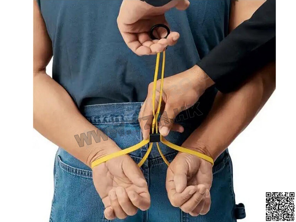 Fold plastic dummy restraints (3pcs) - yellow [EmersonGear]