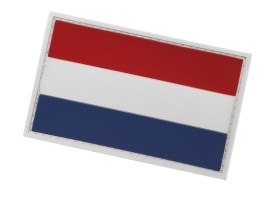 Drapeau néerlandais 3D patch PVC avec velcro [101 INC]